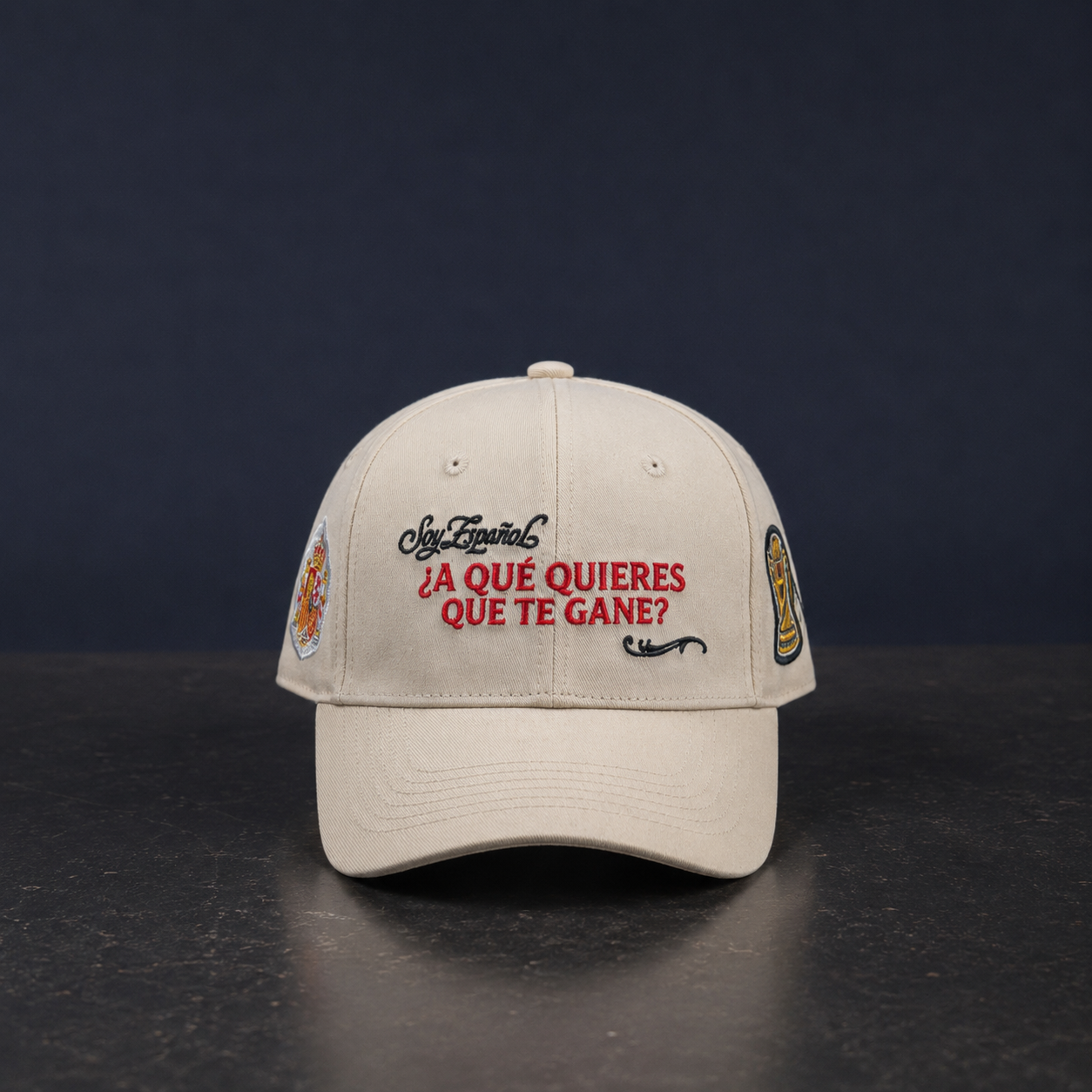 Gorra Soy Español vista frontal