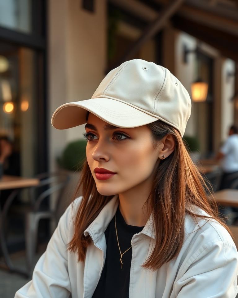 Cliente llevando la gorra 4